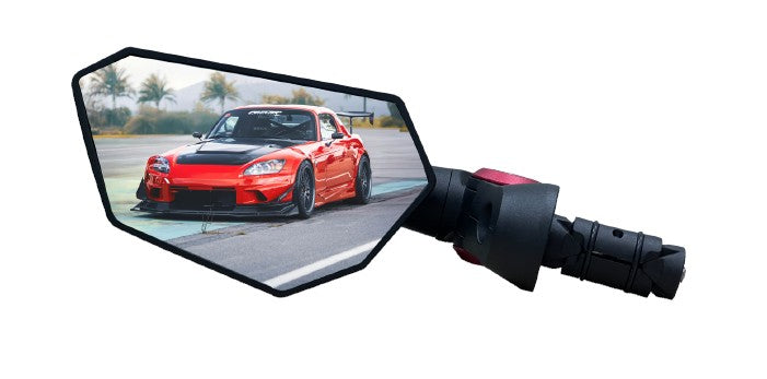 Mirage evoas miroir dans le volant luxueux accent anodisé rouge