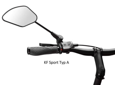 Miroir pliant crampe kf sport noir