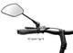 Miroir pliant crampe kf sport noir