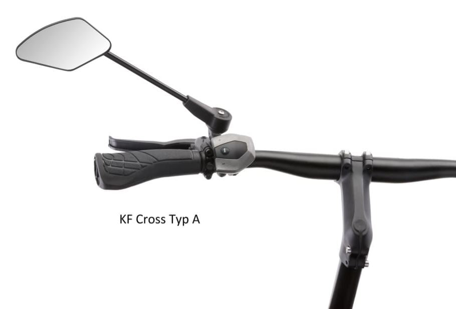 Miroir pliant crampe kf croix noir
