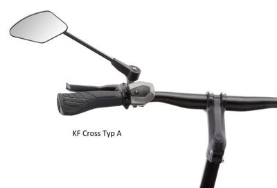 Miroir pliant crampe kf croix noir