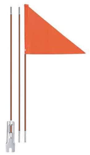 Drapeau orange de sécurité