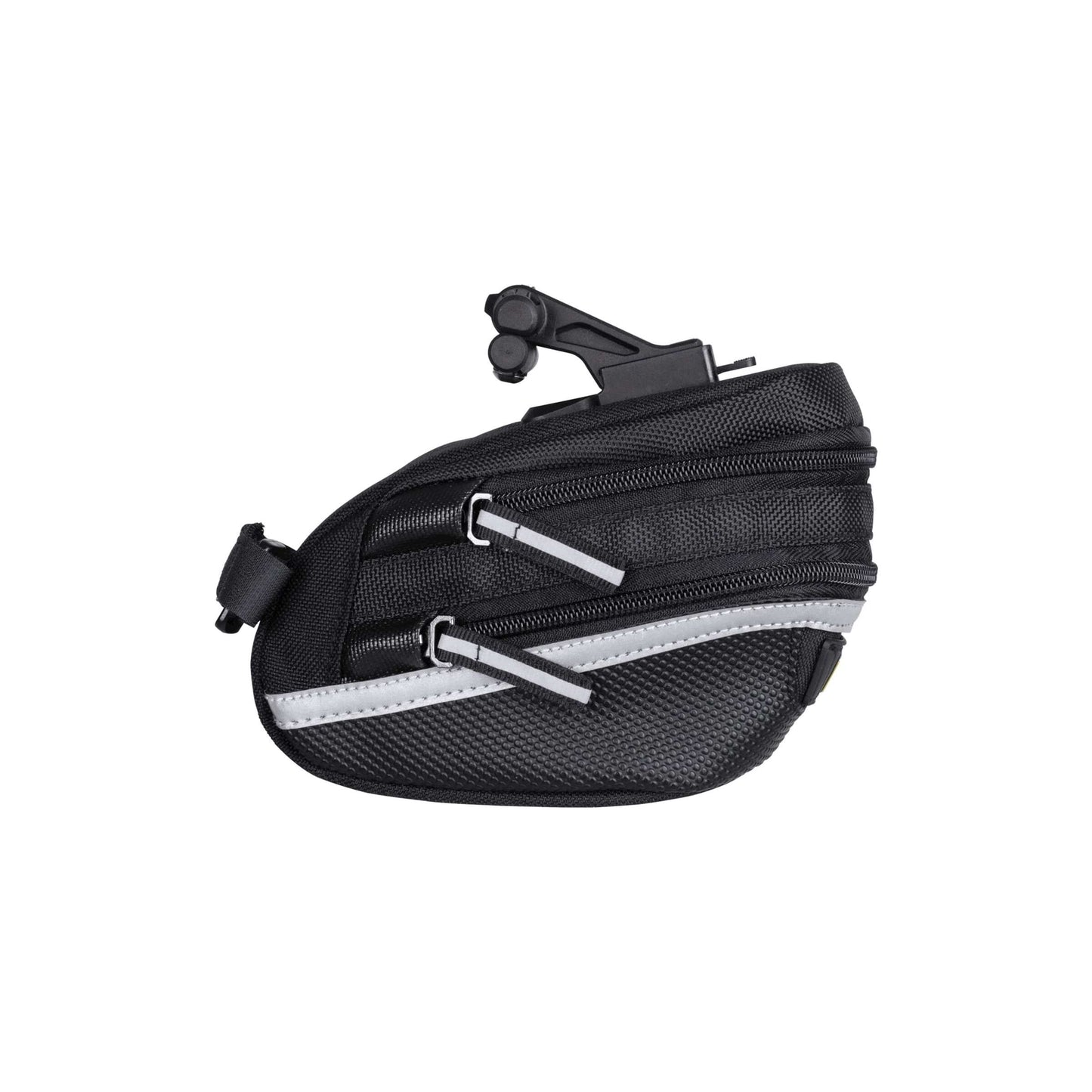Sac à selle topak wp II M, noir, eau -pellent, polyester, adaptateur, 1,25L, QuickClick, réfléchissant, 152g