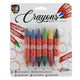 Grafix 6 crayons de cire à double pointe