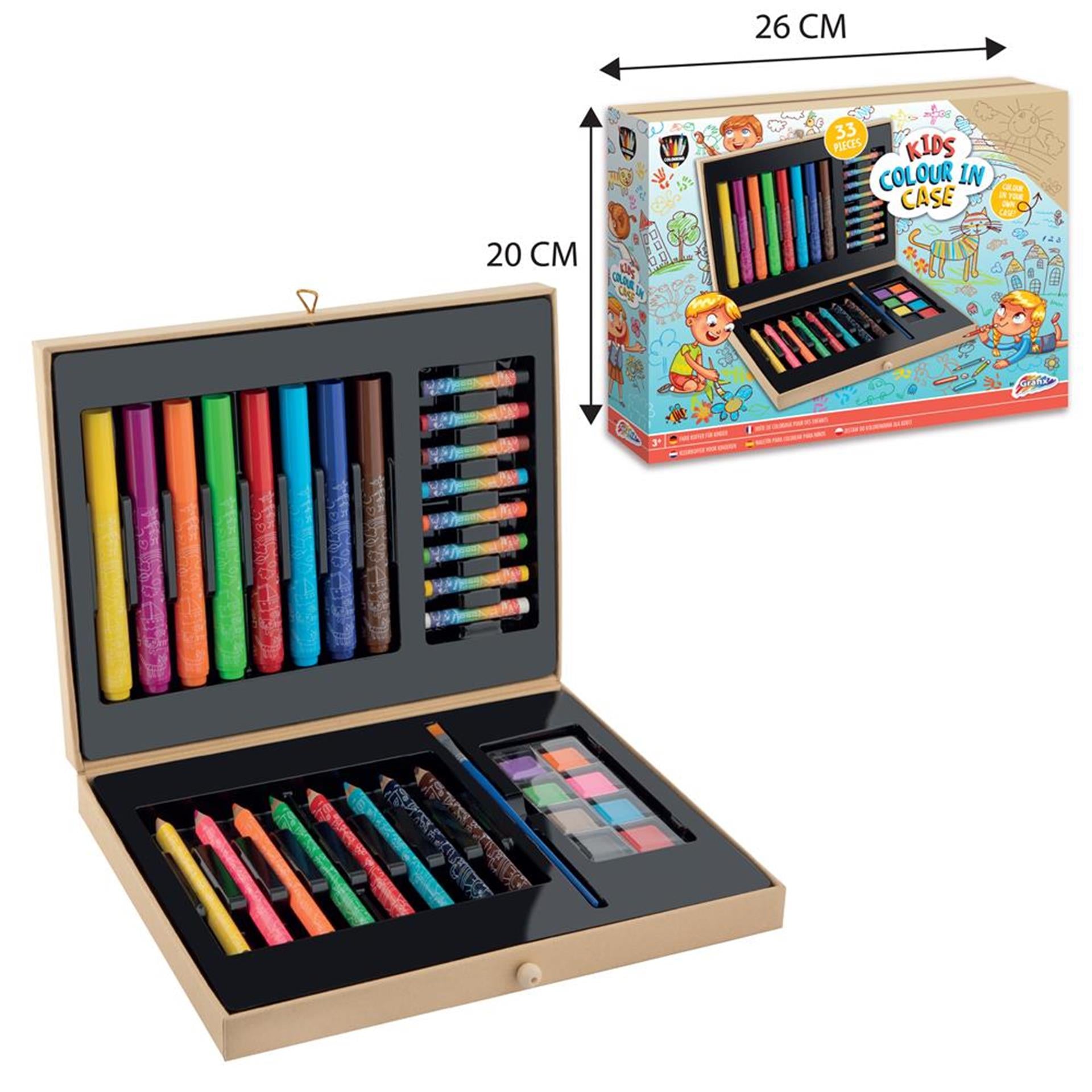 Les enfants colorent votre propre valise de couleur, 33dlg.
