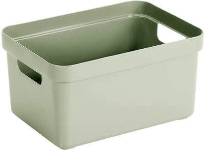 Sigma home boîte de rangement 5l vert 252x175x122mm | 3 pièces