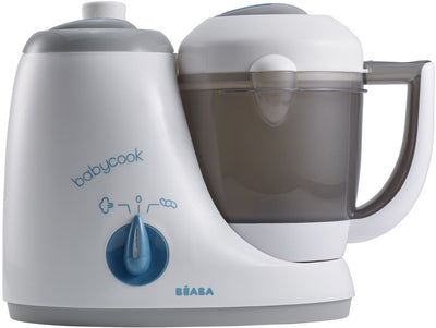 Béaba babycook original® - Mixeur cuiseur vapeur 4 en 1 - préparateur bébé - gris blanc - 800 ml - robot culinaire