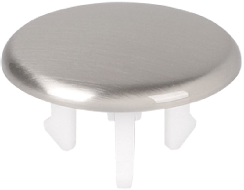 Differnz couvercle trop-plein pour évier ø 3,5 cm x 2 cm, chrome mat