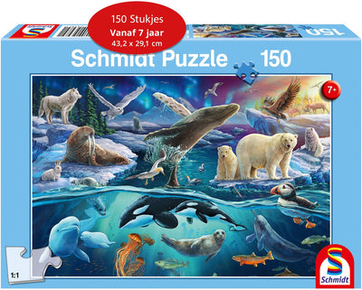Schmidt - puzzle - animaux de l'Arctique - 150 pièces - enfants - à partir de 7 ans