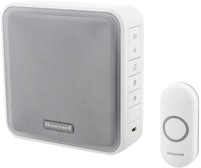 Honeywell home honeywell gong halogène portable sans fil 200m blanc dc915n