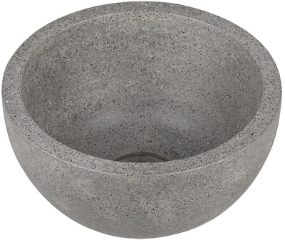 Lavabo de rivière Differnz - 23x23x12cm - terrazzo gris fin
