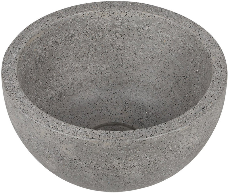 Lavabo de rivière Differnz - 23x23x12cm - terrazzo gris fin