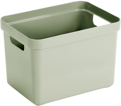 Sunware sigma home boîte de rangement 18l - 35x24,6x24,3 cm - vert