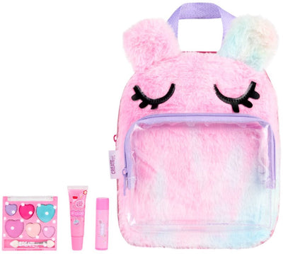 Canenco crée-le ! set de maquillage dans un sac à dos moelleux
