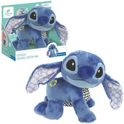 Clementoni bébé Disney Stitch peluche interactive rampante