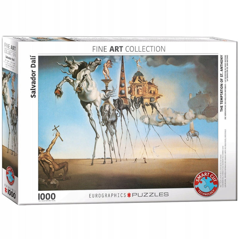 Eurographics - la tentation de saint antoine [la tentation de saint antoine] - Salvador Dali - 1000 pièces 68×48cm (l×h) - puzzle d'art