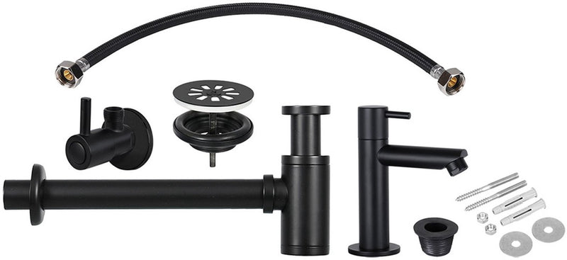Ensemble de robinetterie pour fontaine Differnz noir mat