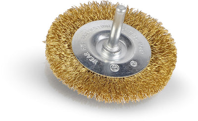 Brosse disque Kreator pour perceuse ø 75 arbre cuivré 6mm (krt150110)