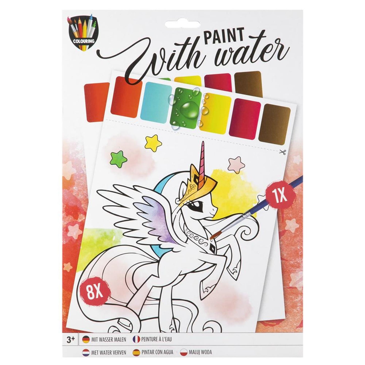 Creative Craft Group Painting with Water Theme, 12dlg.