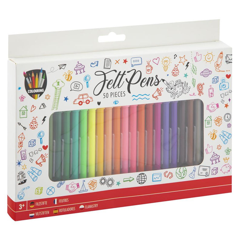 Set de feutres Grafix 50 pièces