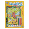 Couleurs de groupe d'artisanat créatif par numéro avec 6 crayons de couleur