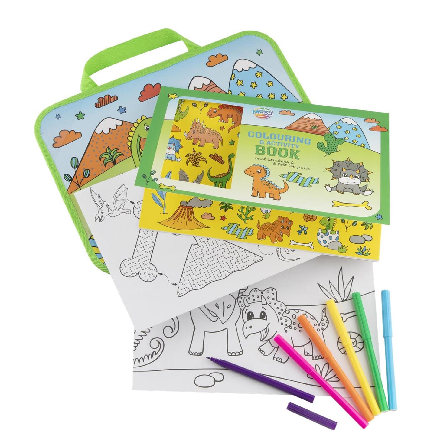 Trousse de coloriage Moxy + livre d'activités de coloriage