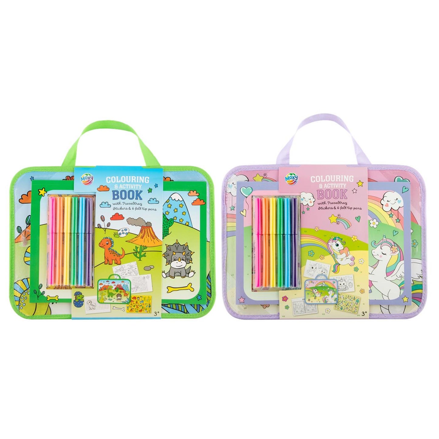 Trousse de coloriage Moxy + livre d'activités de coloriage