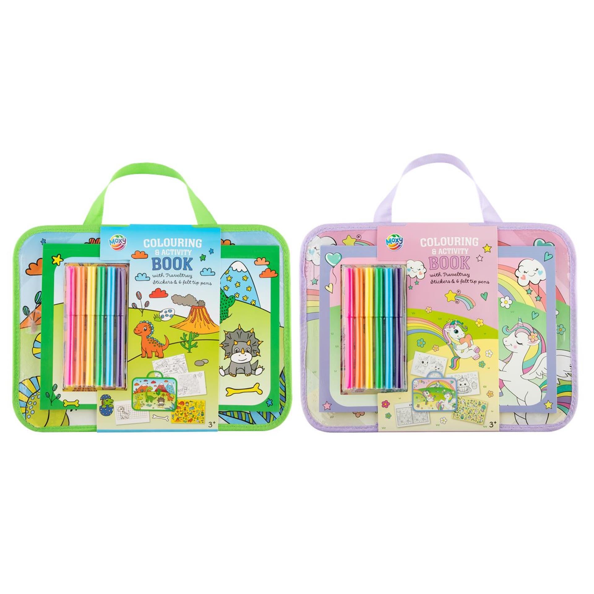 Trousse de coloriage Moxy + livre d'activités de coloriage