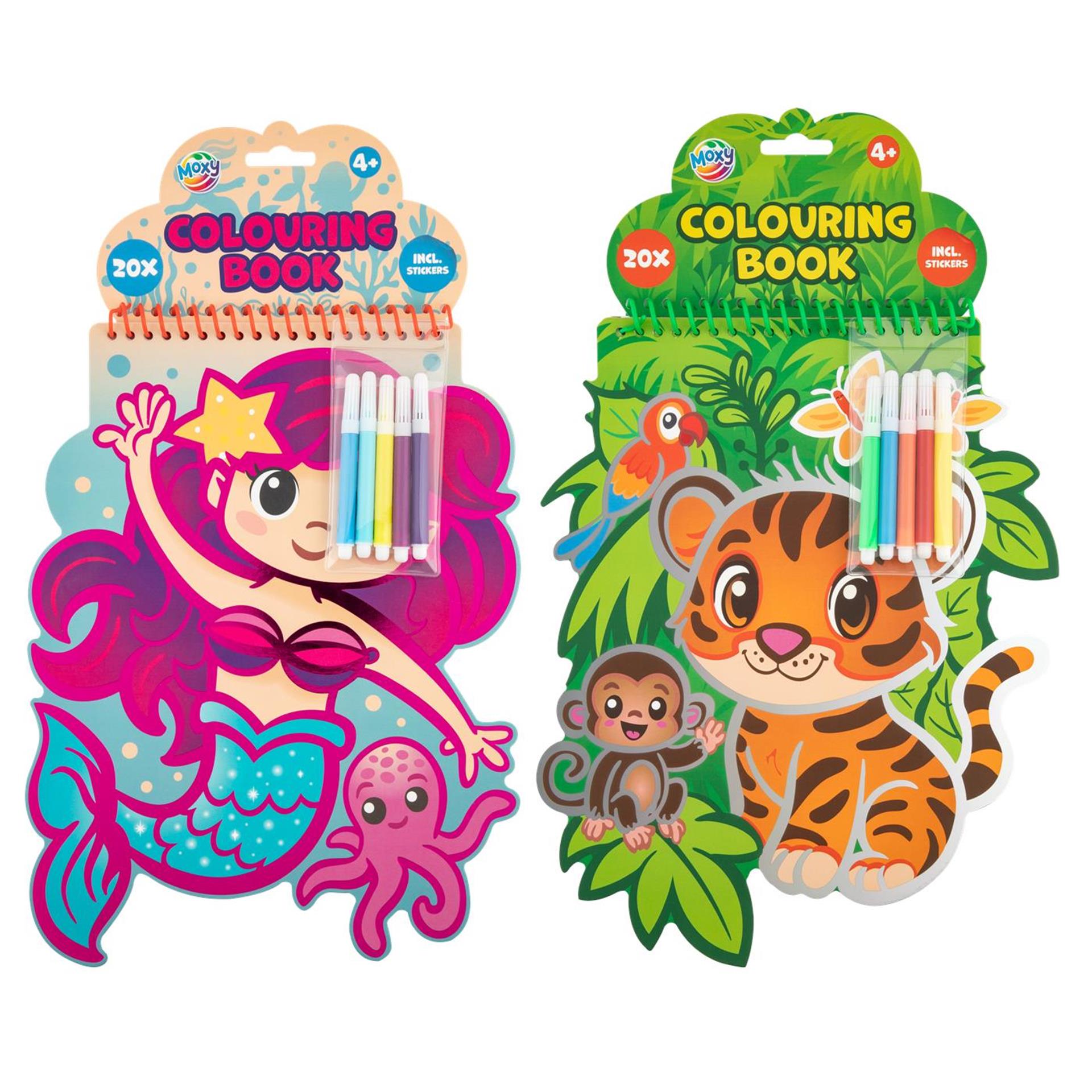 Livre de coloriage Moxy de 20 pages