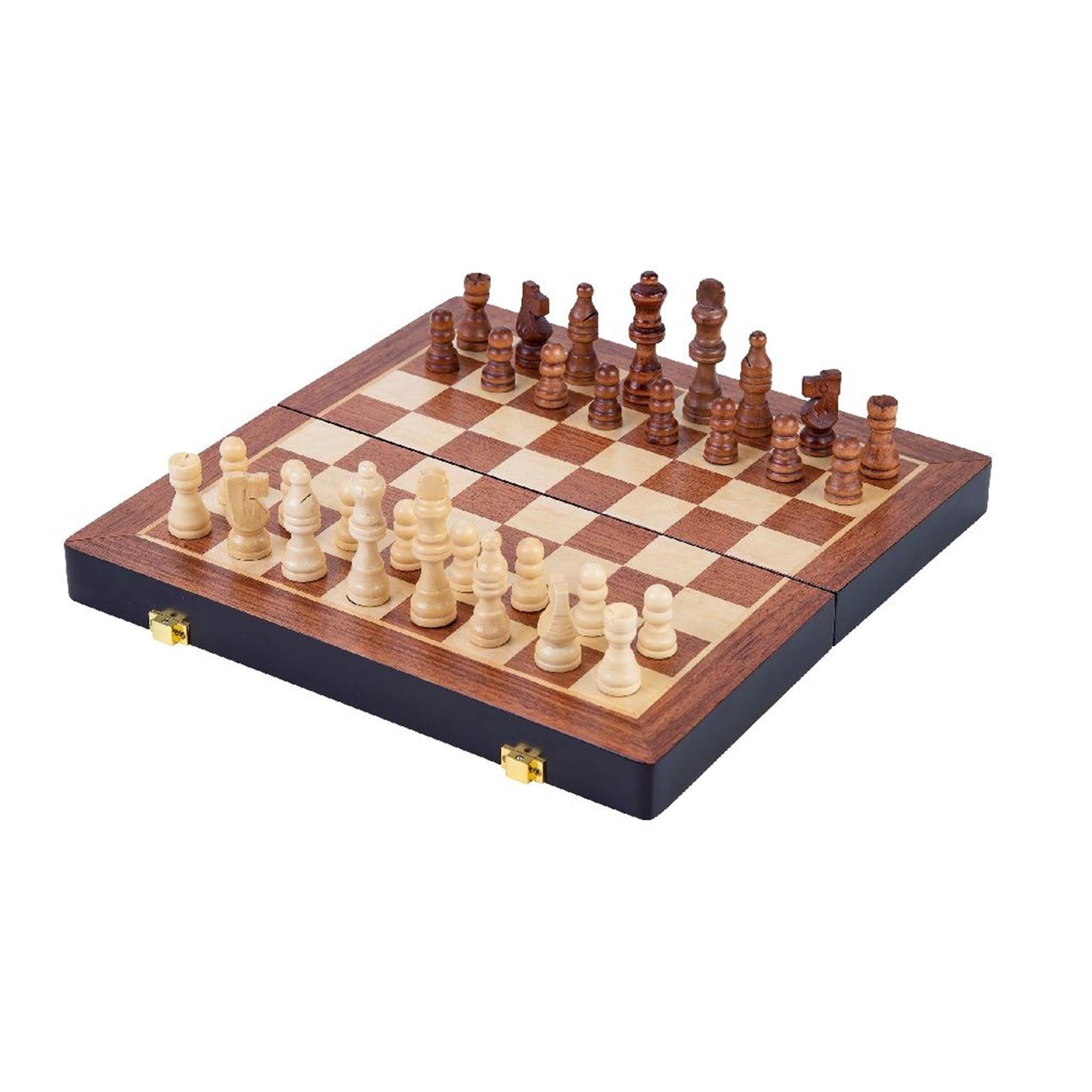 Jeu d'échecs Longfield en bois de frêne pliant