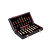 Jeu d'échecs Longfield en bois de frêne pliant