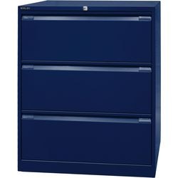 Classeur bisley df3639 oxford bleu 3 tiroirs