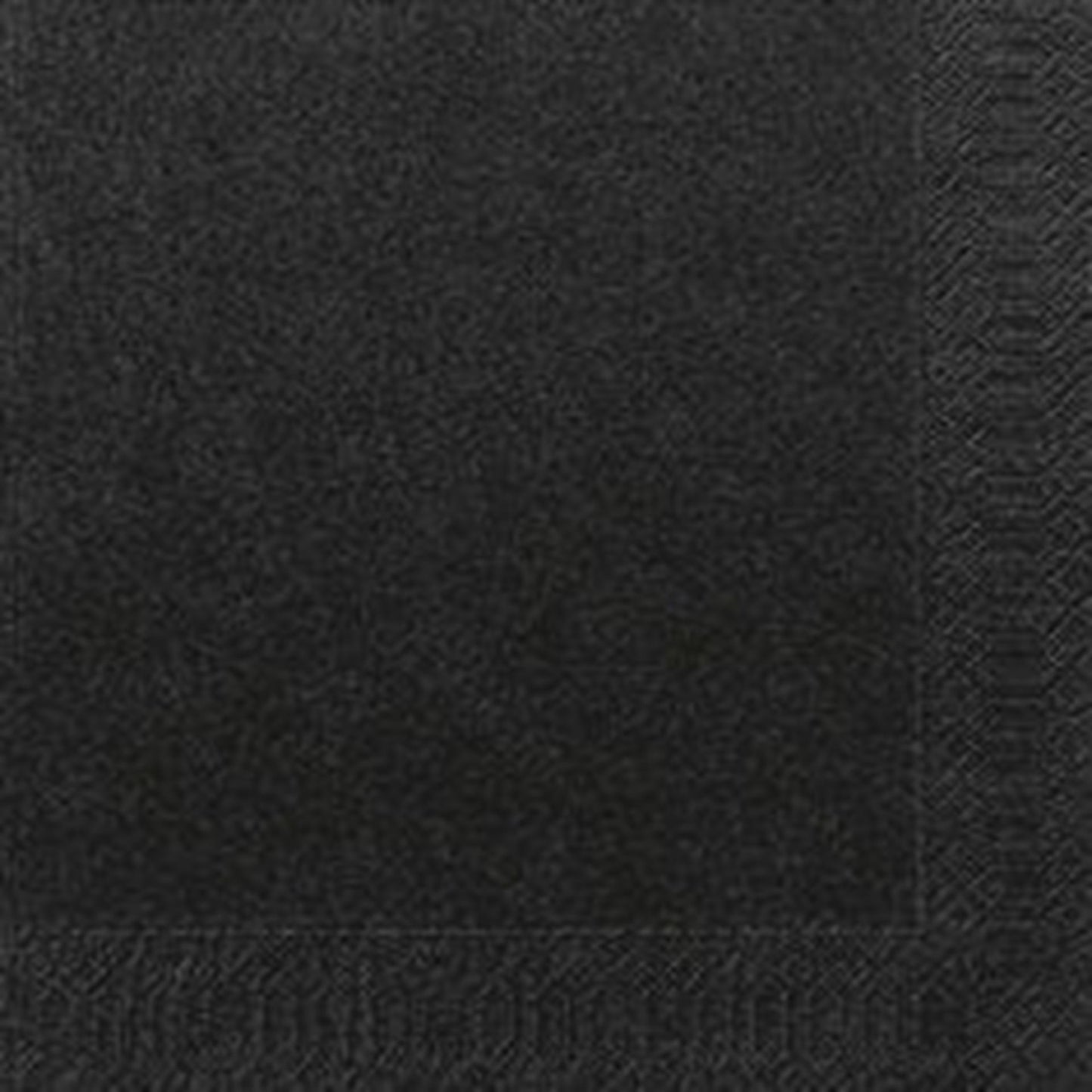 Serviettes Duni noires 33x33cm bio
