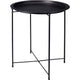 Table d'appoint Home styling noir ø47xh50cm