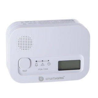 SmartWares FGA-13041 Détecteur de monoxyde de carbone 10 ans Capteur 3 ans Batteries