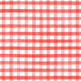 Oilcloth PVC 140 cm Red Gingham