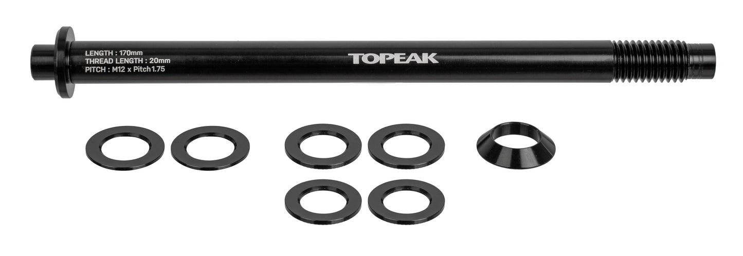 Axe traversant Topeak zi:rak 12 x 1,75 mm