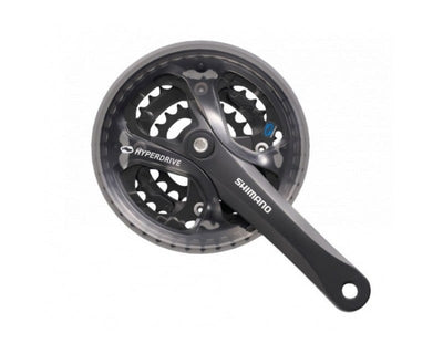 Shimano Cranket ACERA 7 8 vitesses. 48 38 28T, longueur de manivelle 170 mm noir, 4 mm BCD 104 64 mm, 4 armes