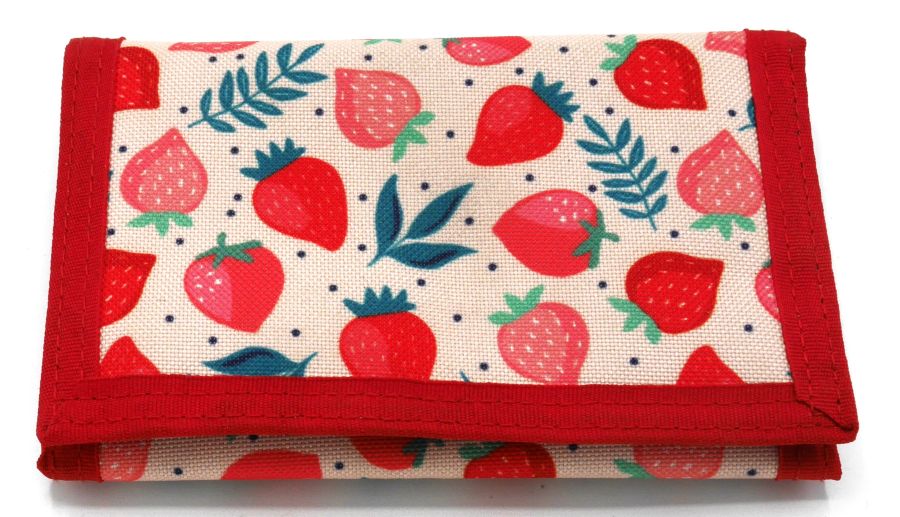 Portefeuille enfant Jim Jam imprimé fraise