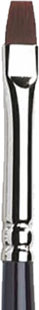Winsor Newton Galeria - pinceau acrylique - forme plate courte - manche long - no. 2 pinceaux - 5,5 mm
