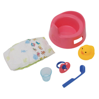 Pot de poupées avec accessoires