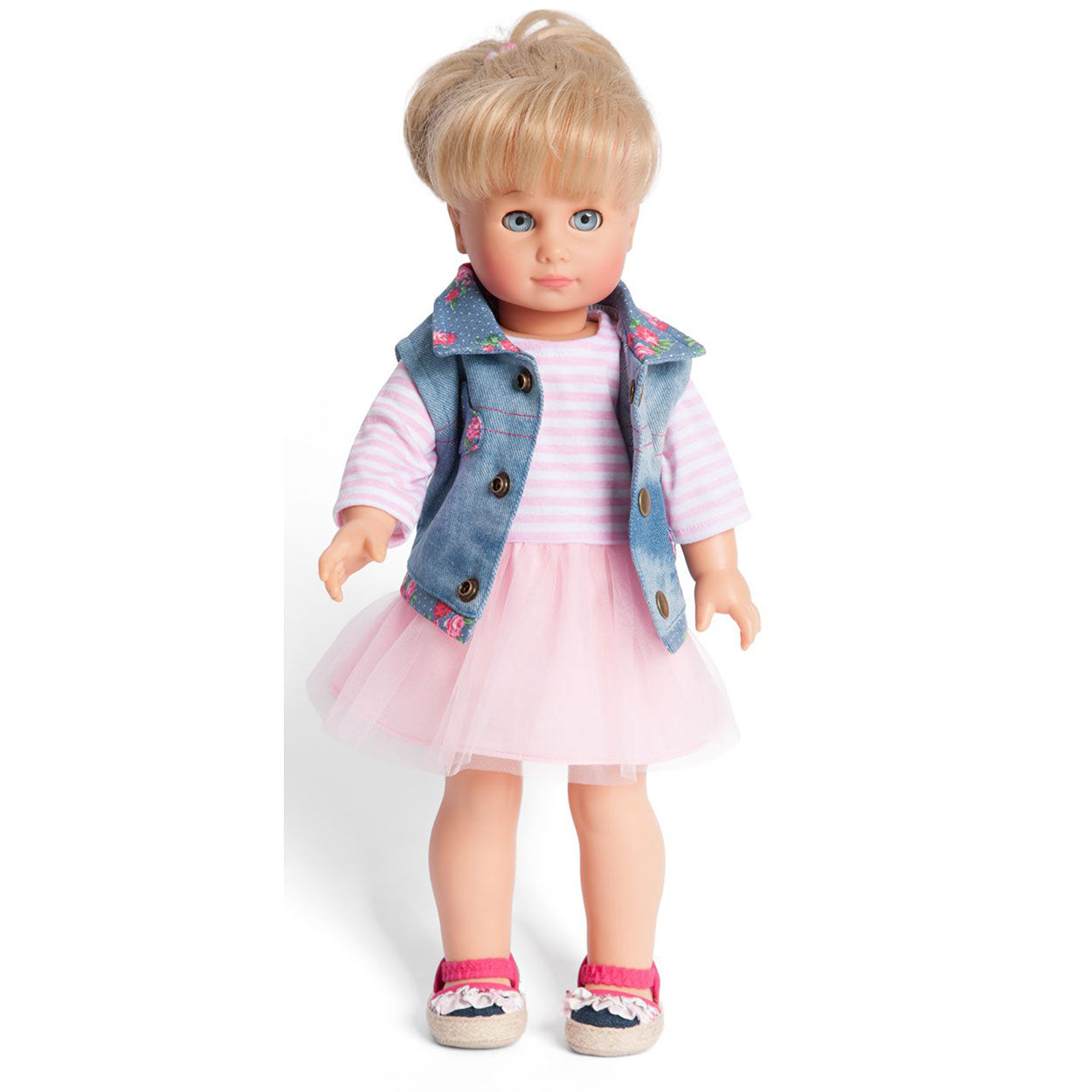 Robe de poupée avec Giletje, 28-35 cm