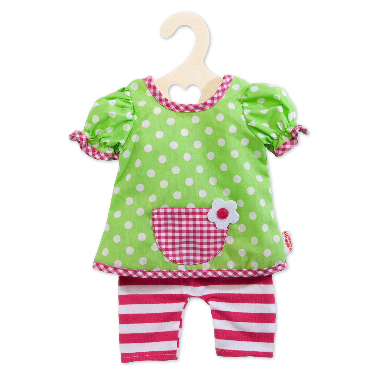 Robe de poupée avec jambières, 35-45 cm