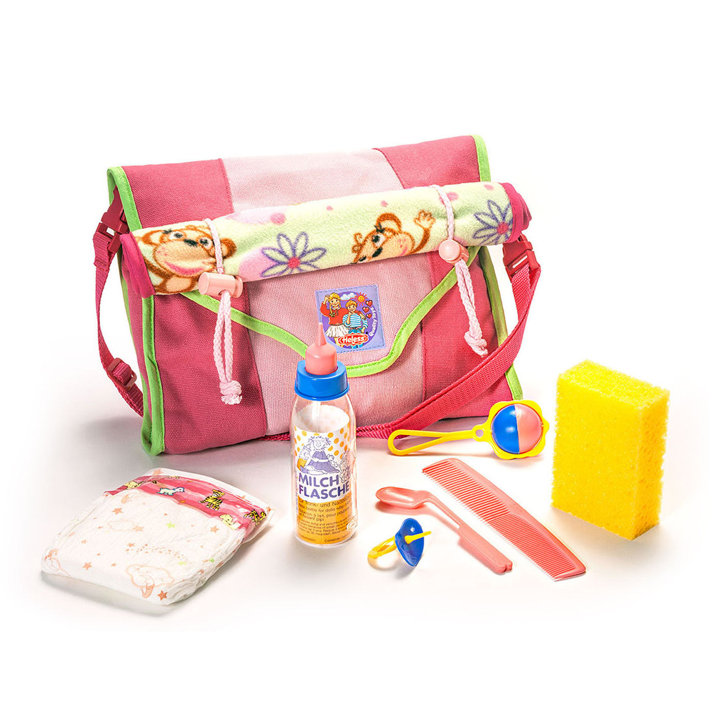 Sac de soins aux poupées avec accessoires