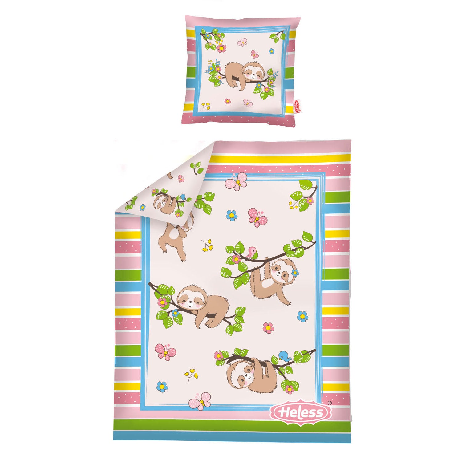 Paresseuse de poupées avec oreiller