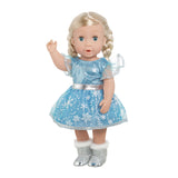 Doll Dress Ice Princess avec cap, 28-35 cm - afbeelding 5