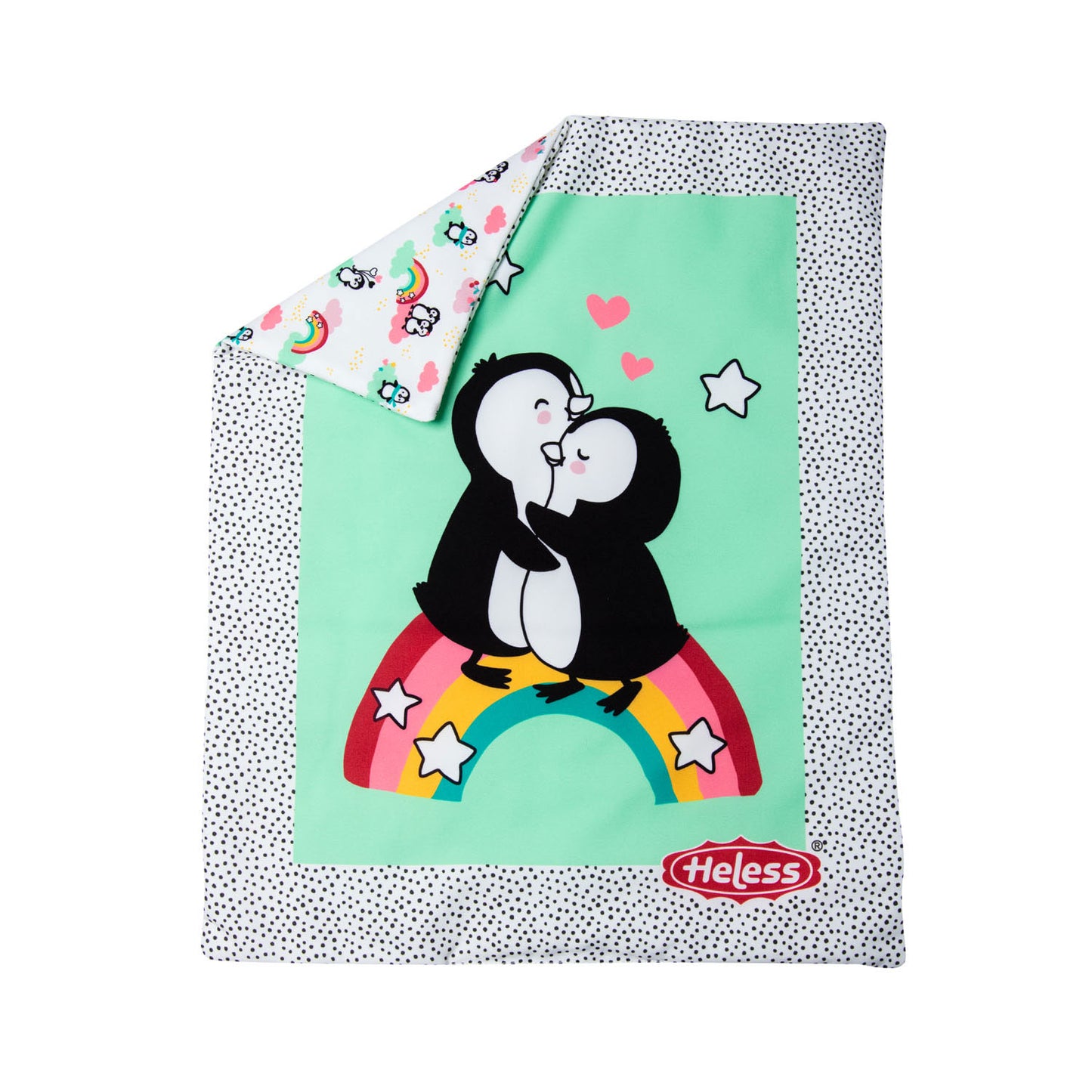 Pengouin de couverture de poupée avec oreiller