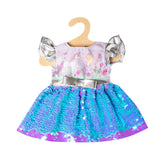 Frais de robe de poupée Heless et licorne avec paillettes et kroon, 35-45 cm - afbeelding 3