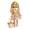 Robe de poupée Unicorn Goldy, 28-35 cm