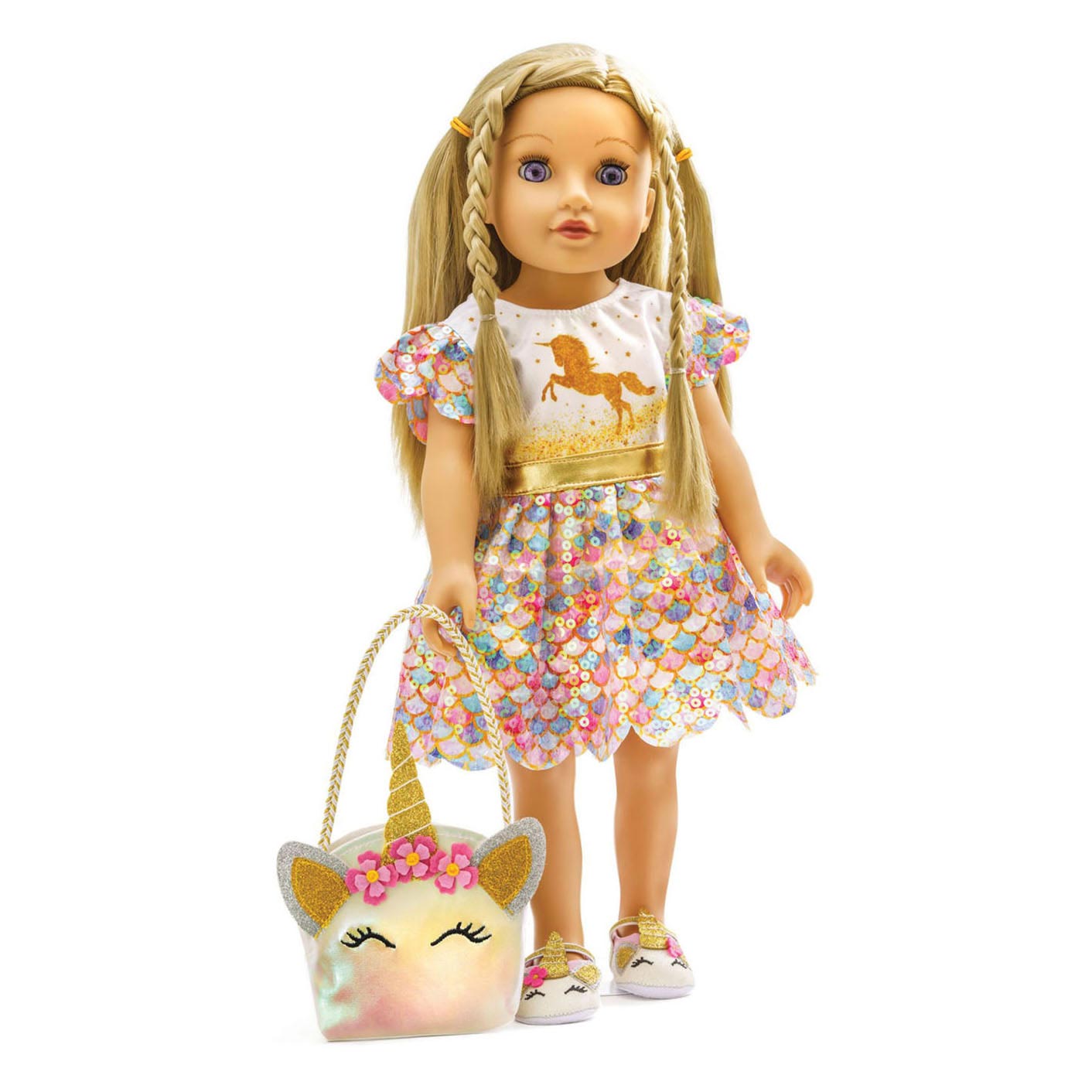 Sac de poupée Unicorn, 35-45 cm